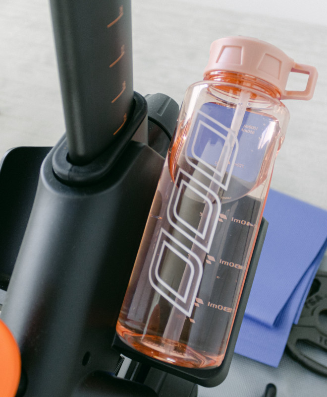 water bottle on a bike