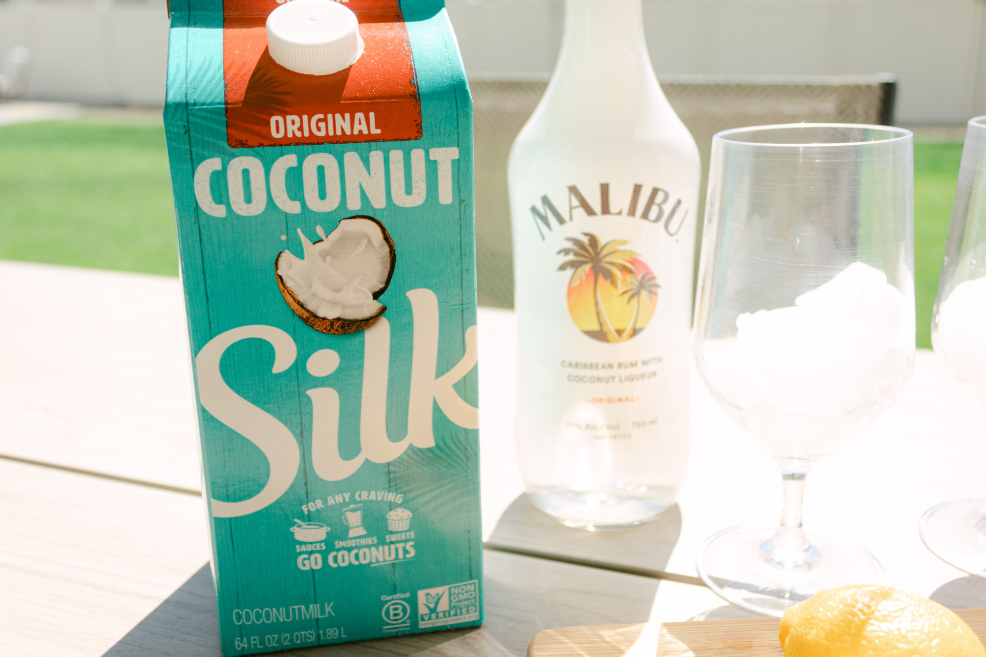 silk coconut milk for cocktail