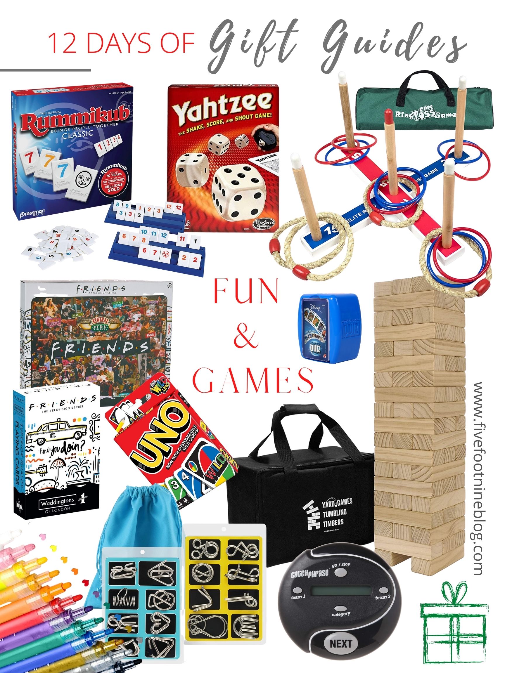 FUN & GAMES | HOLIDAY GIFT GUIDE - Five Foot Nine